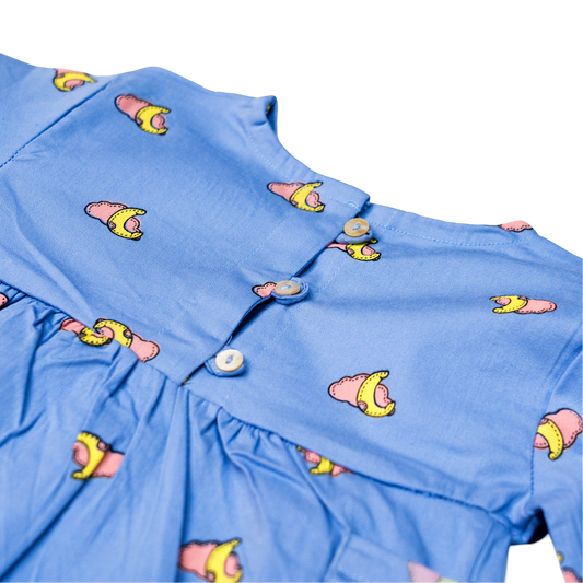 Long Sleeve Layered Dress