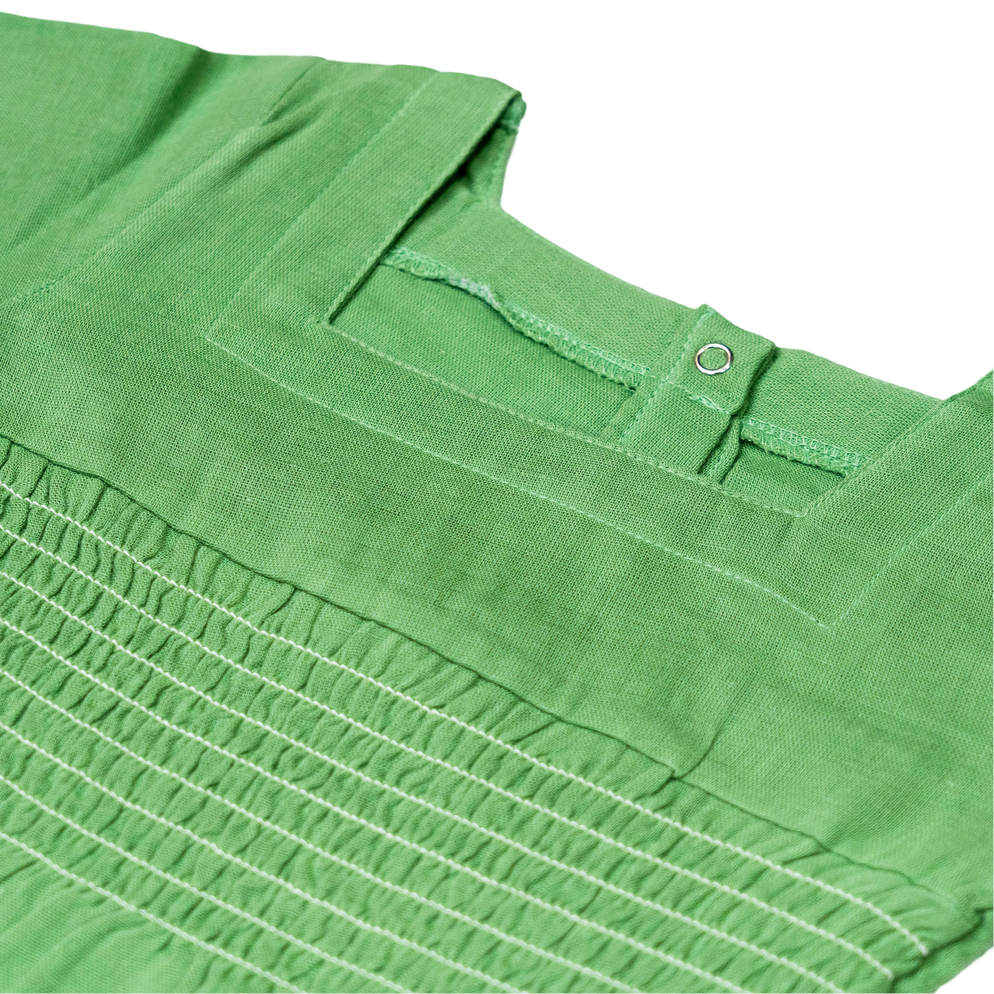 Smocked Square Neck Top