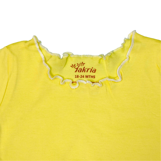 Lettuce Hem Long Sleeve T-Shirt