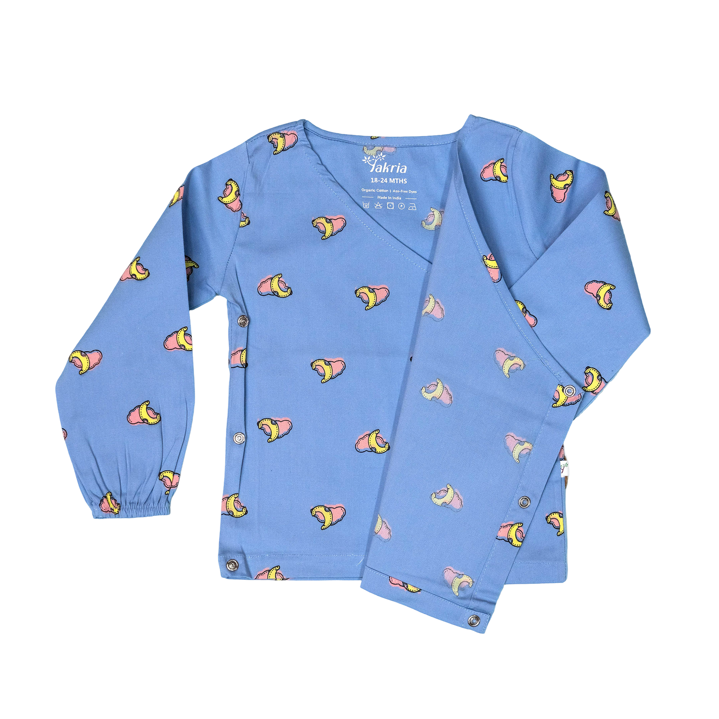 Wrap Neckline Pajama Set