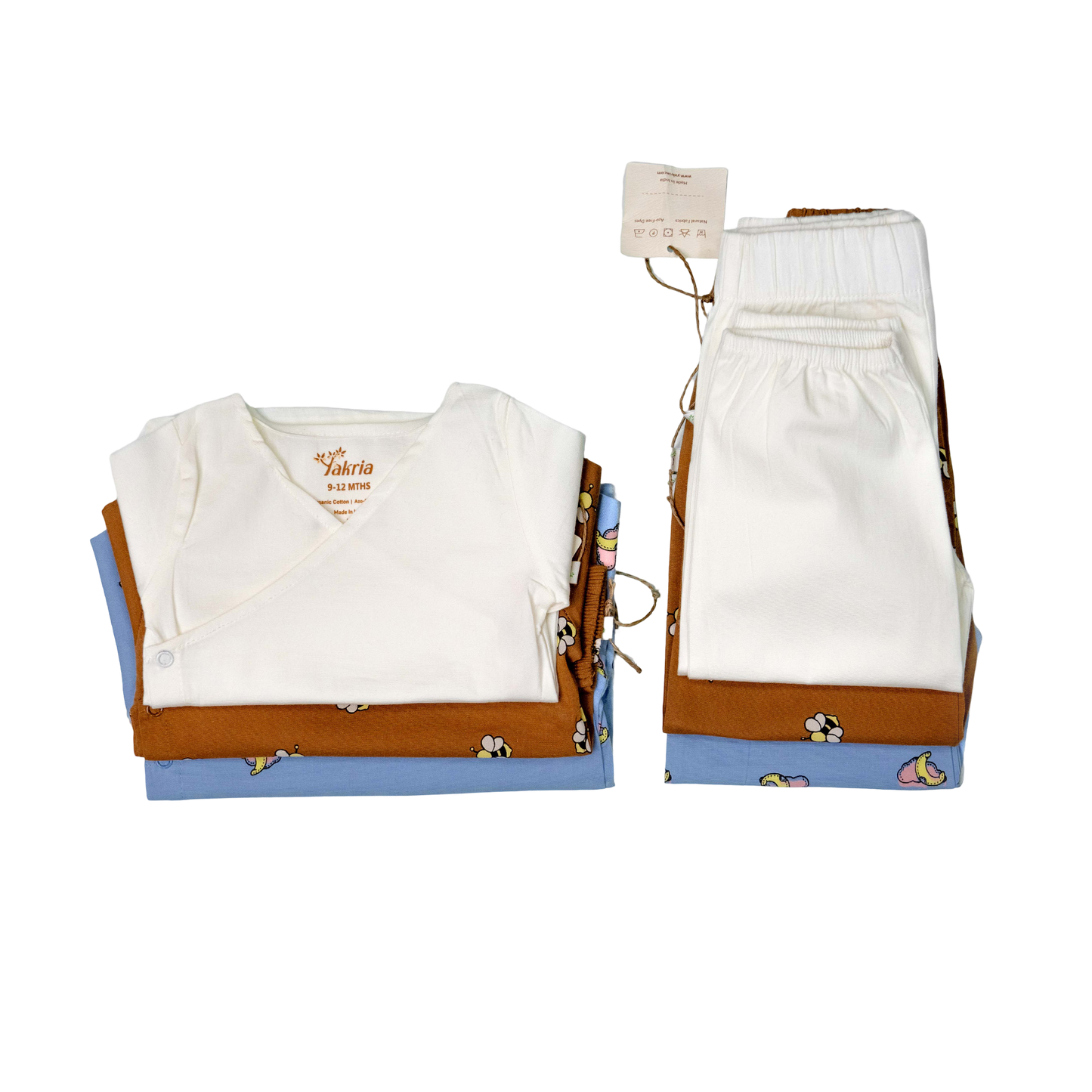 Wrap Neckline Pajama Set