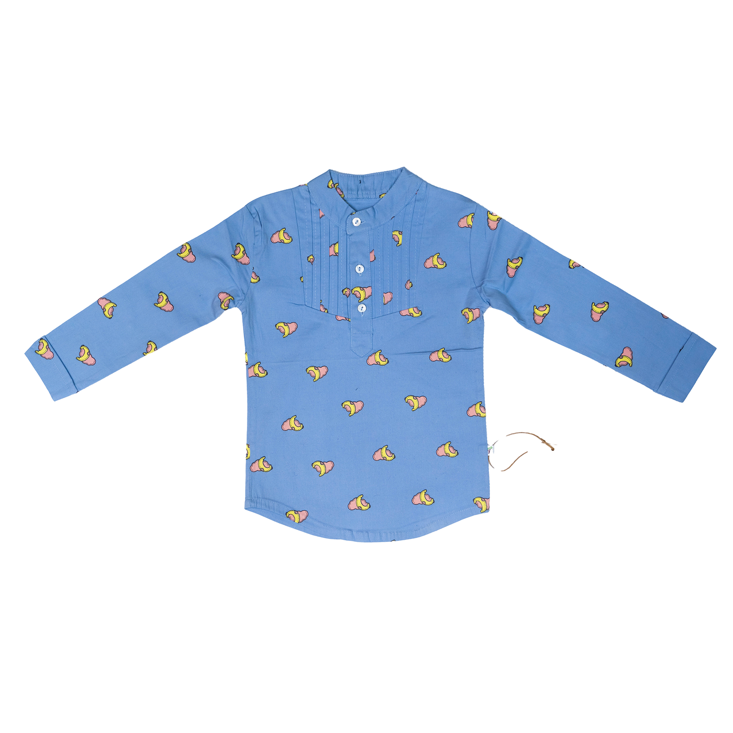Pleated Long Sleeve Shirt