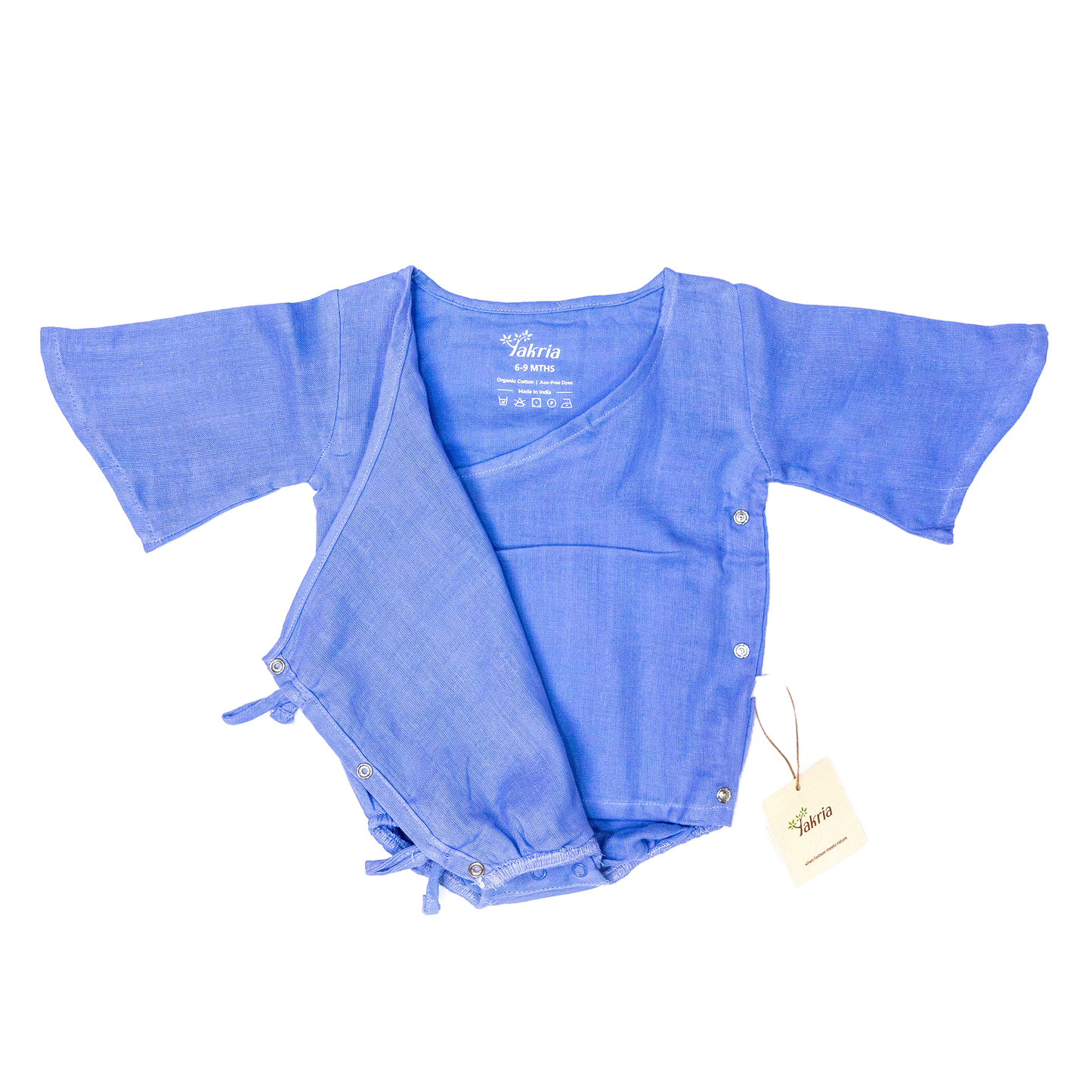 Organic Kimono Wrap Romper