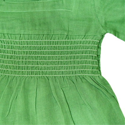 Smocked Square Neck Top