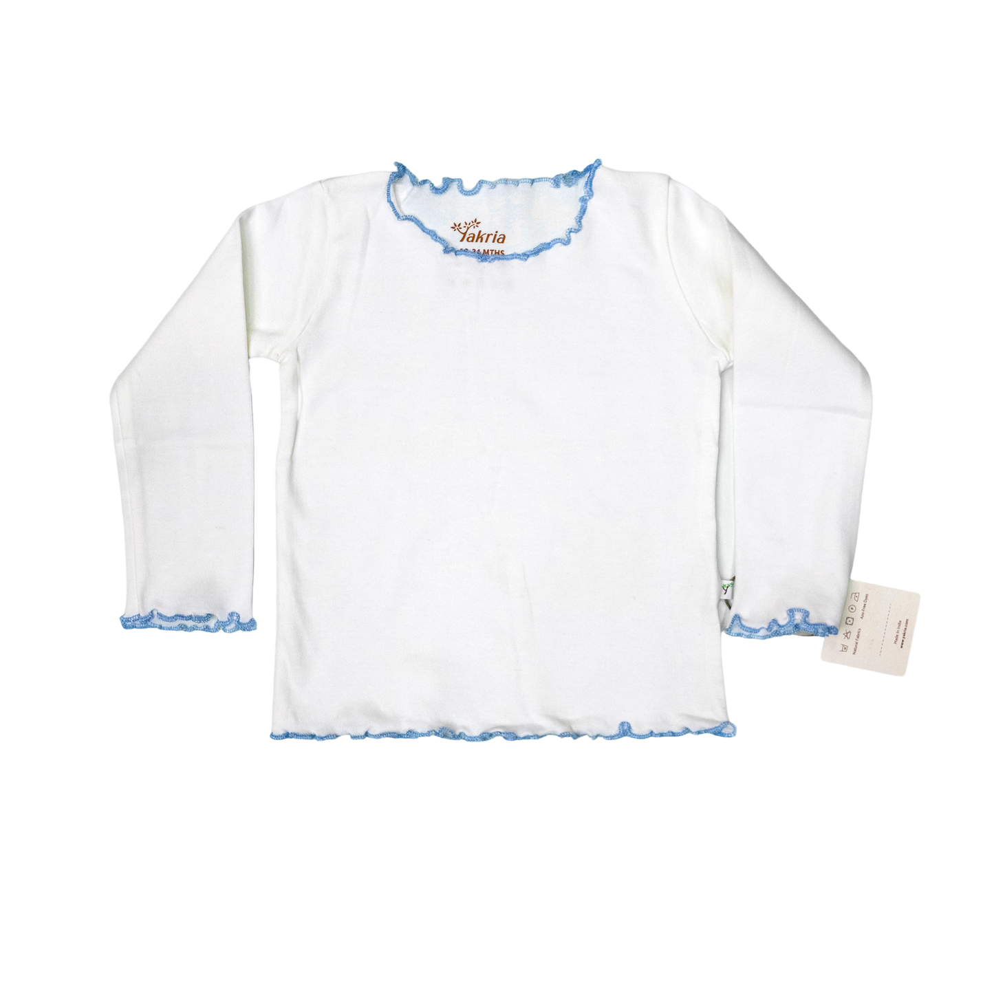 Lettuce Hem Long Sleeve T-Shirt