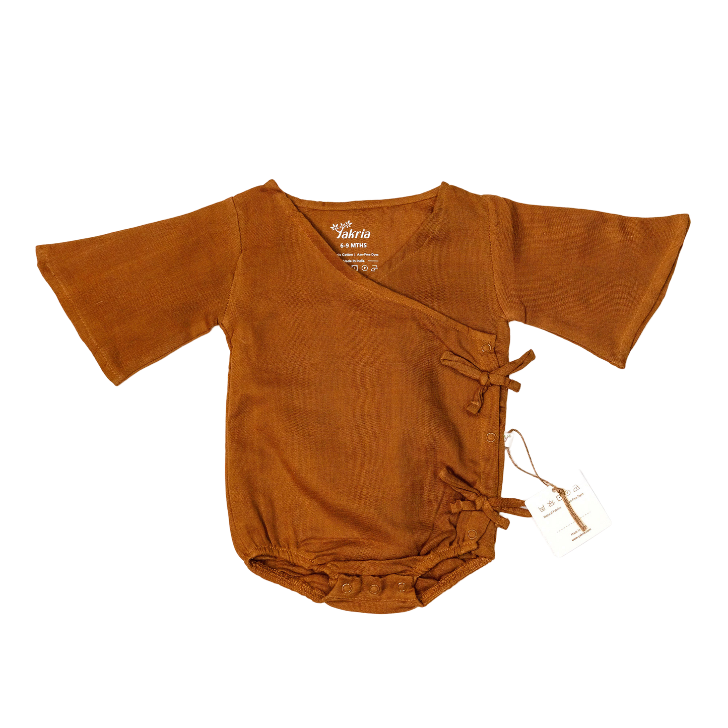 Organic Kimono Wrap Romper