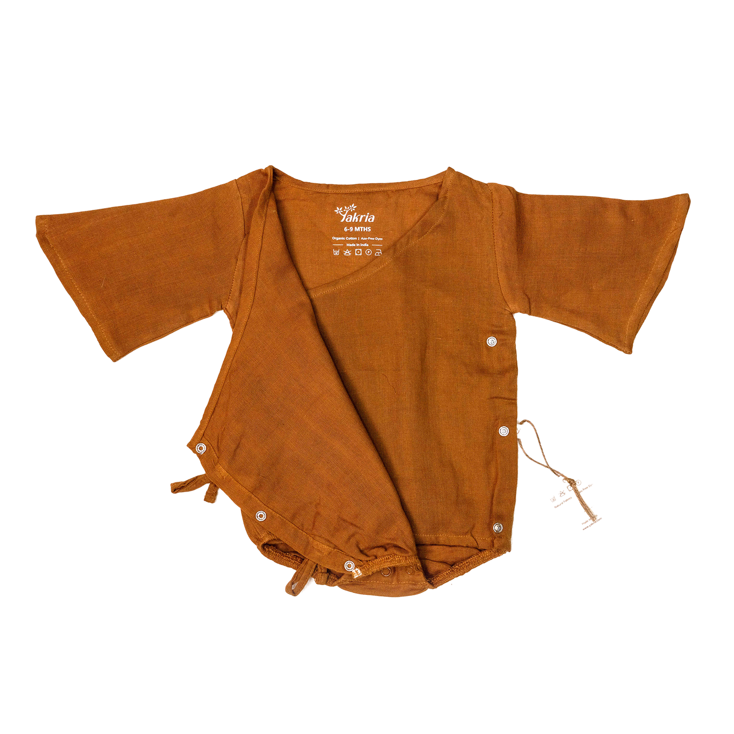 Organic Kimono Wrap Romper