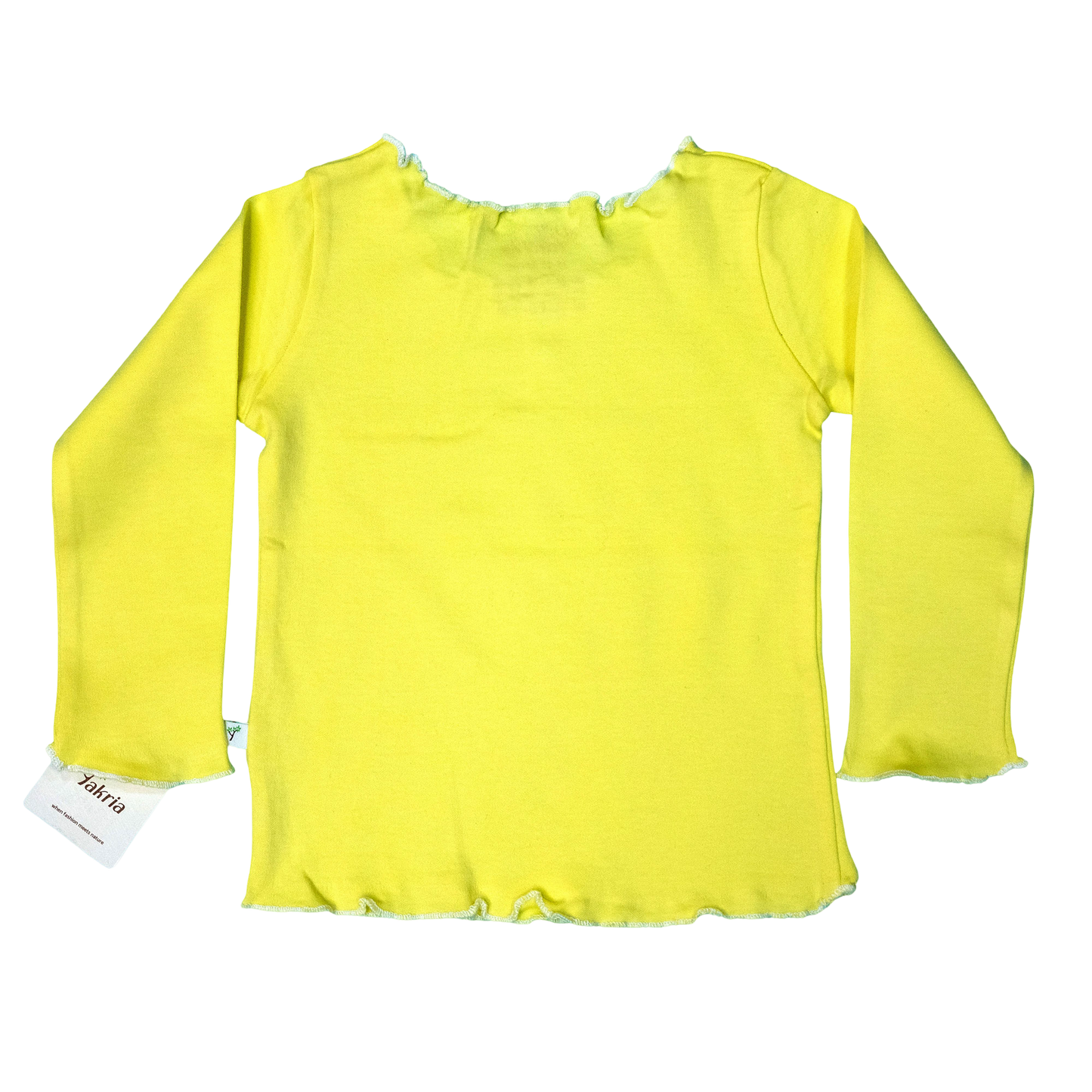 Lettuce Hem Long Sleeve T-Shirt