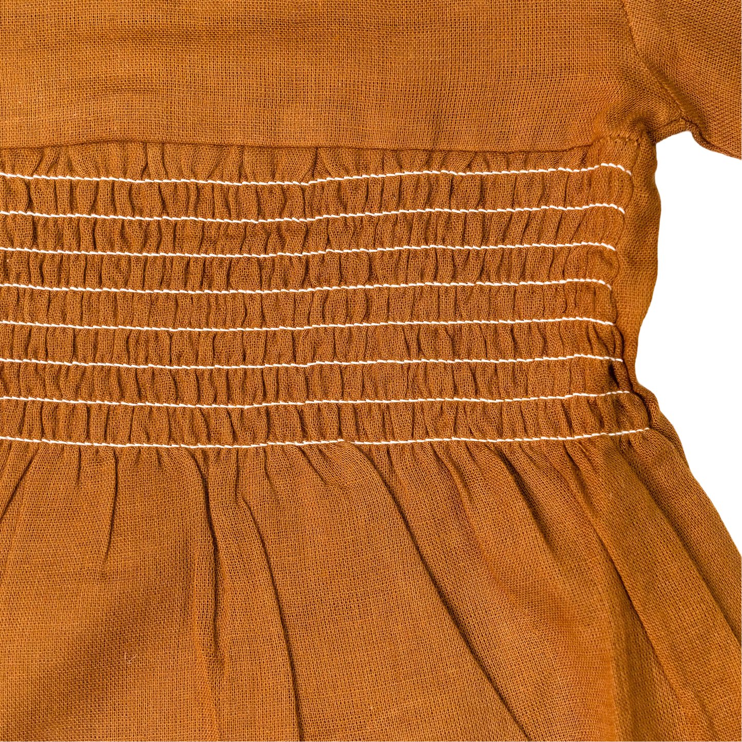 Smocked Square Neck Top