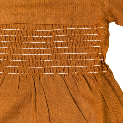 Smocked Square Neck Top