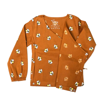 Wrap Neckline Pajama Set