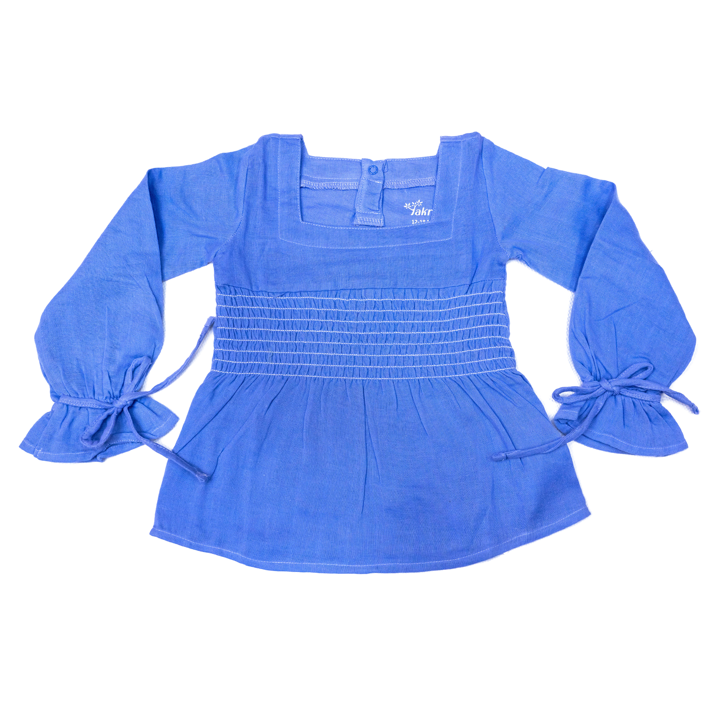 Smocked Square Neck Top