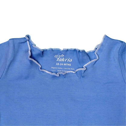 Lettuce Hem Long Sleeve T-Shirt
