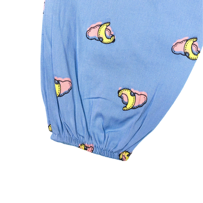 Wrap Neckline Pajama Set