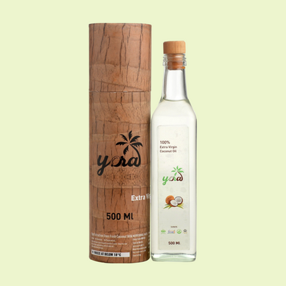 Yora Extra Virgin coconut oil | Centrifuged from coconut milk  |  100% Pure Natural |  Multipurpose oil suitable for skin, hair, cooking.