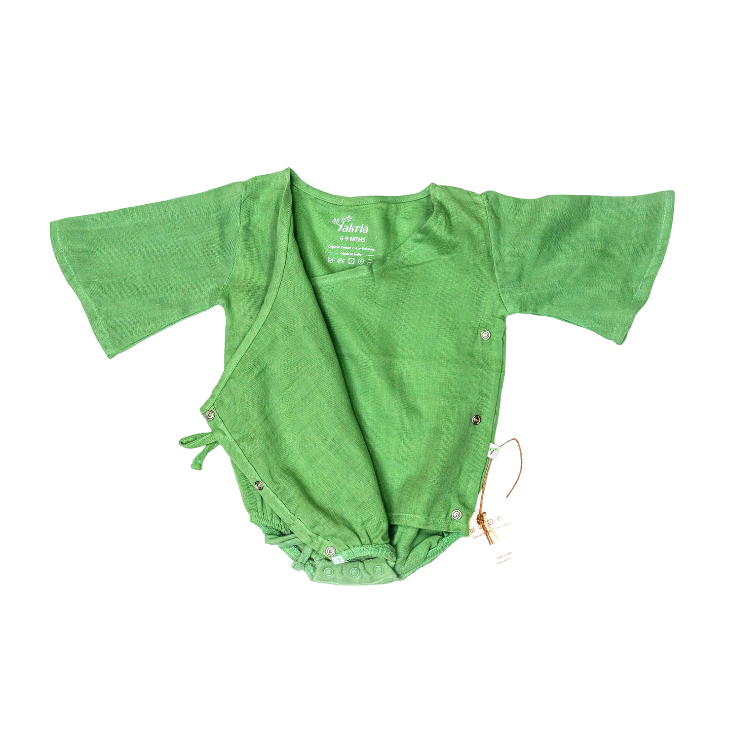 Organic Kimono Wrap Romper