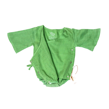 Organic Kimono Wrap Romper