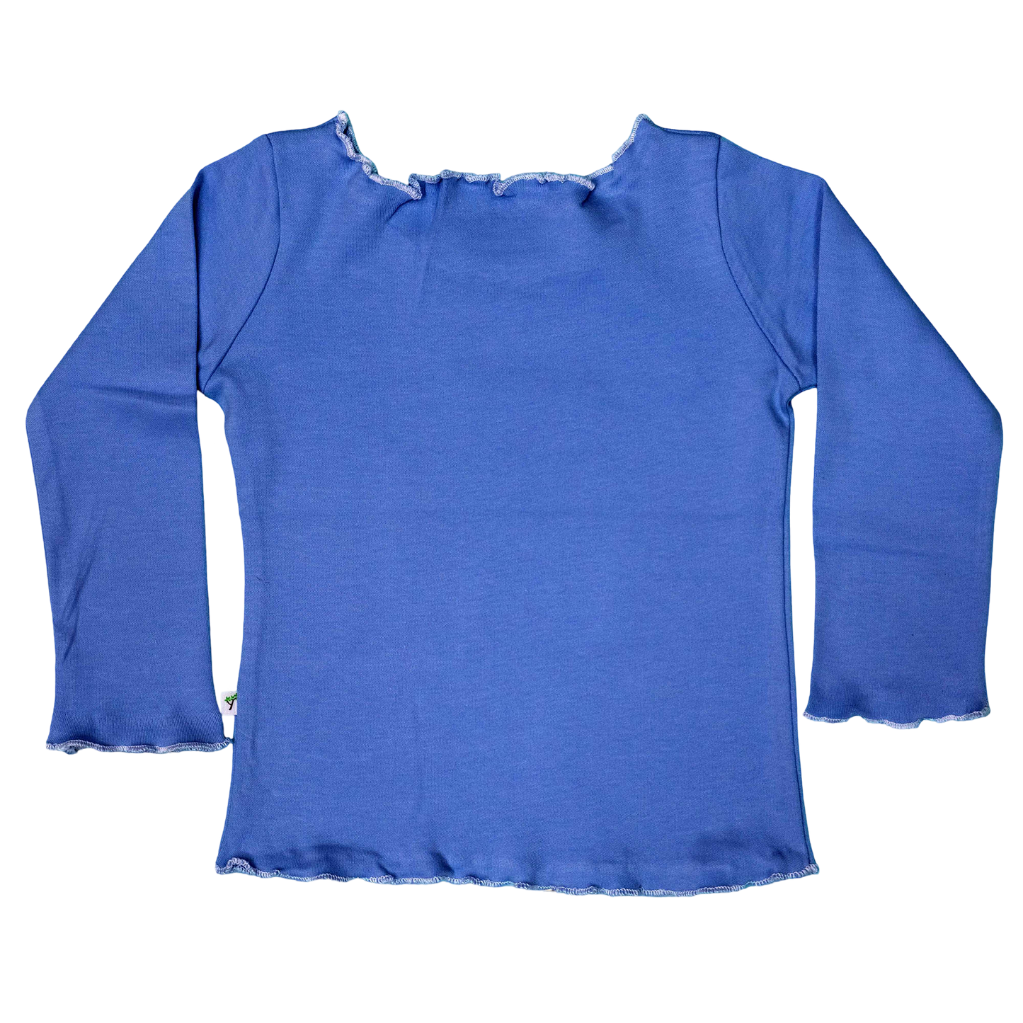 Lettuce Hem Long Sleeve T-Shirt