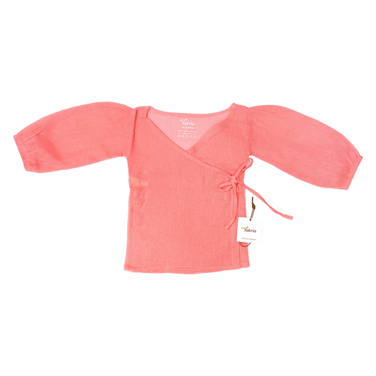 Kala Cotton Wrap Top