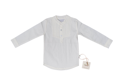Pleated Long Sleeve Shirt